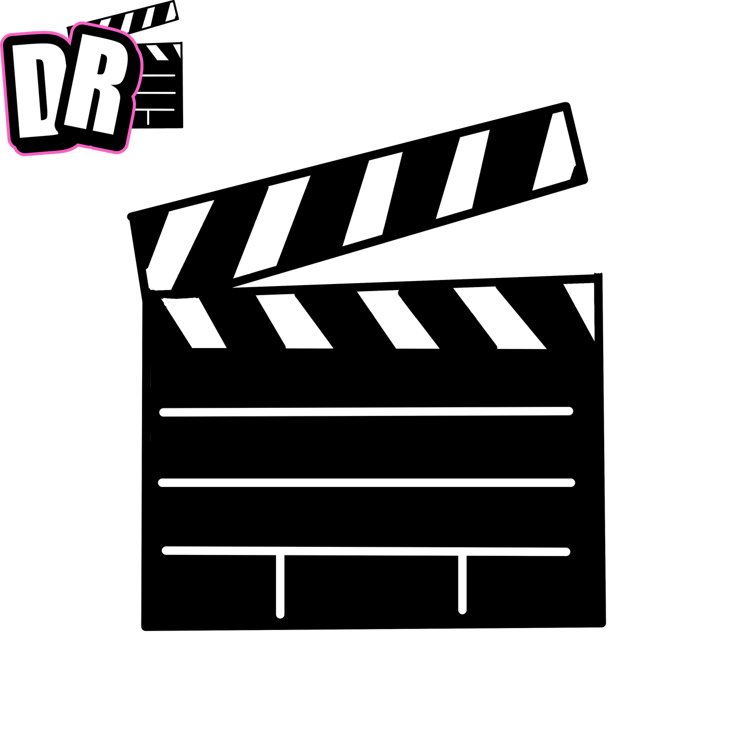 "Clap Board: Behind The Scenes" Simple Clap Board Cartoon Pack!
