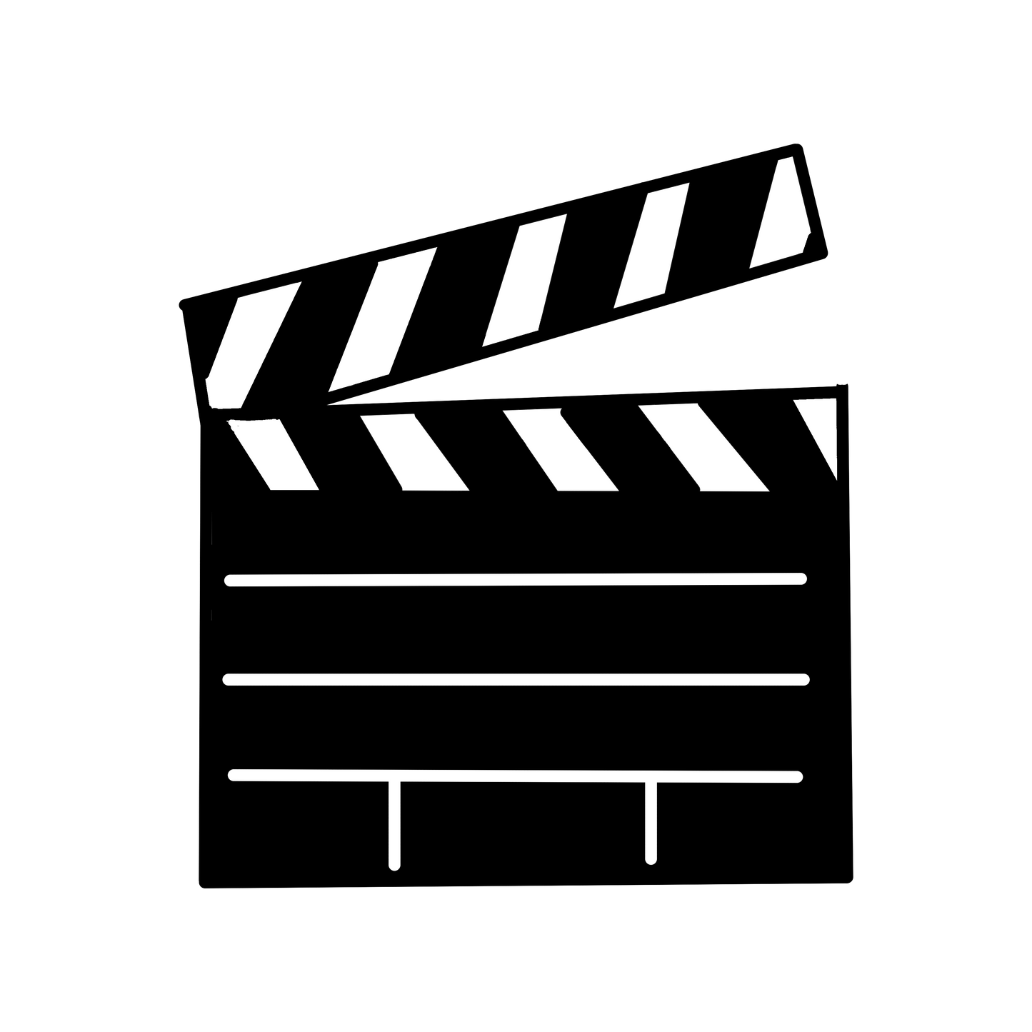 "Clap Board: Behind The Scenes" Simple Clap Board Cartoon Pack!