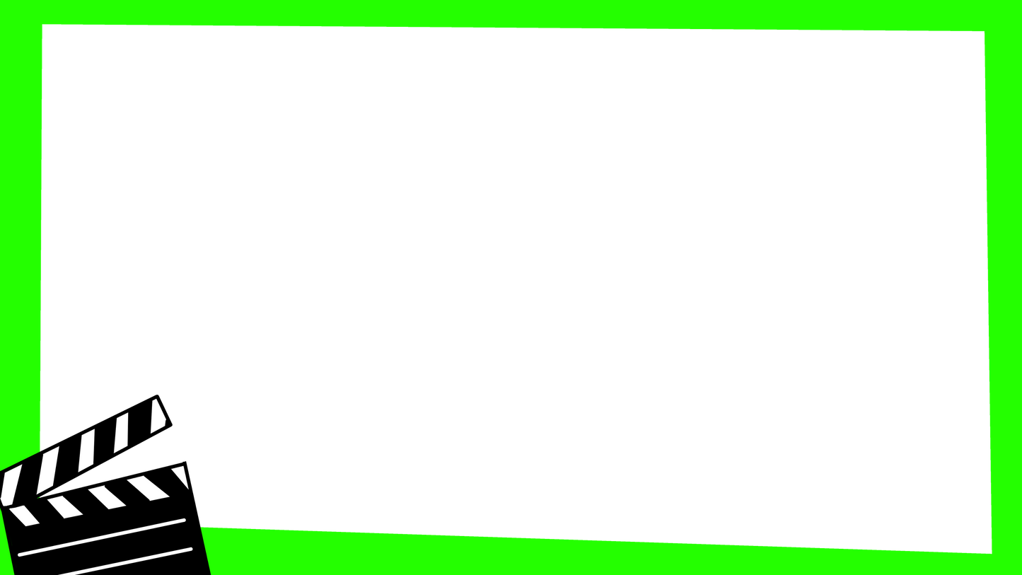 "Clap Board: Behind The Scenes" Simple Clap Board Cartoon Pack!